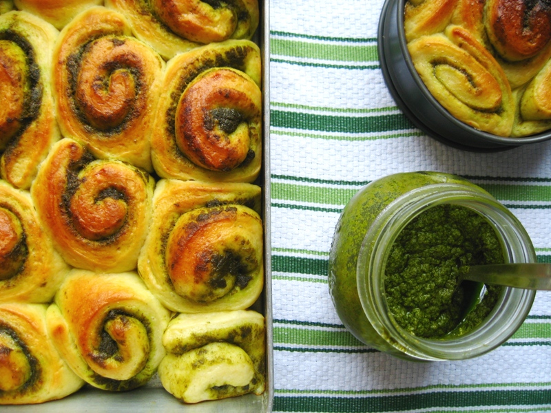Pesto Bread Rolls • Shaheen Peerbhai
